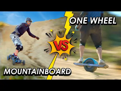 Onewheel vs. Electric Skateboard - Extreme TEST Off-Road mountain board Pushing it MAX. Best Board?