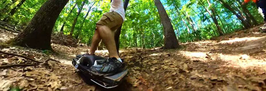 trail riding on onewheels