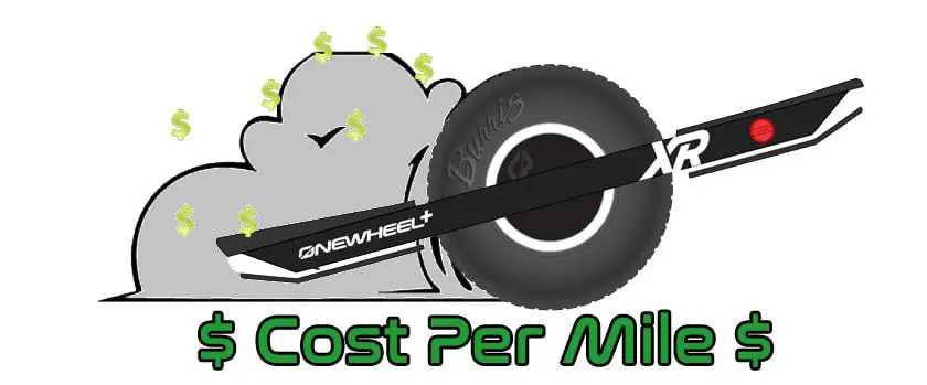cost per mile on a onewheel