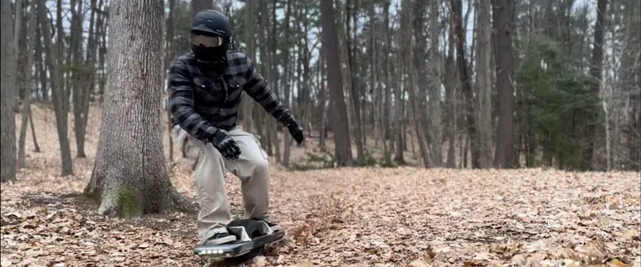 trailriding a onewheel on paths